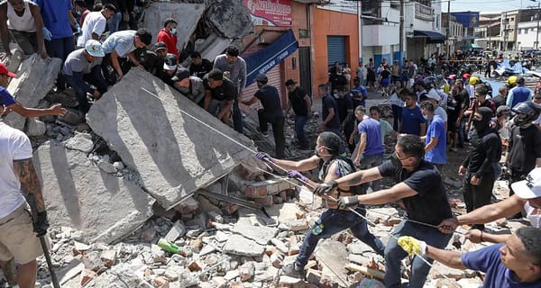 Sube a 190 la cifra de fallecidos tras el terremoto que sacudió a Colombia