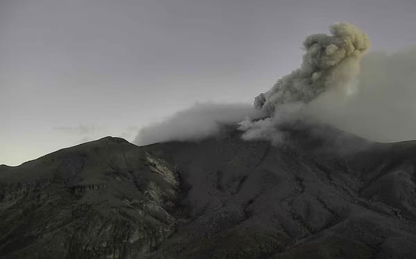 Esta madrugada aumentó la actividad sismíca en el volcán Puracé
