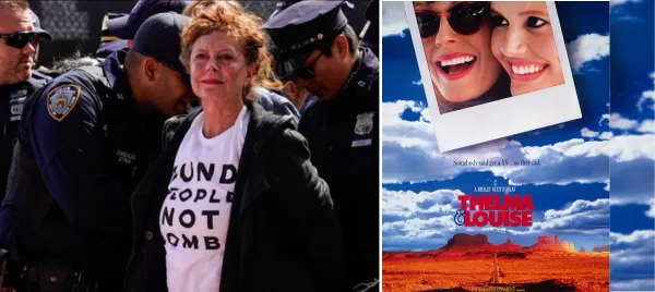 Susan Sarandon y Hannah Einbinder, entre los detenidos durante protesta contra Netanyahu en Nueva York