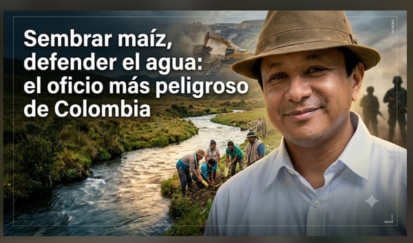 Sembrar maíz, defender el agua: el oficio más peligroso de Colombia