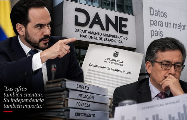 De La Espriella remueve al director del DANE y pone bajo presión la independencia de las cifras oficiales