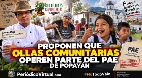 Proponen que ollas comunitarias operen parte del PAE de Popayán