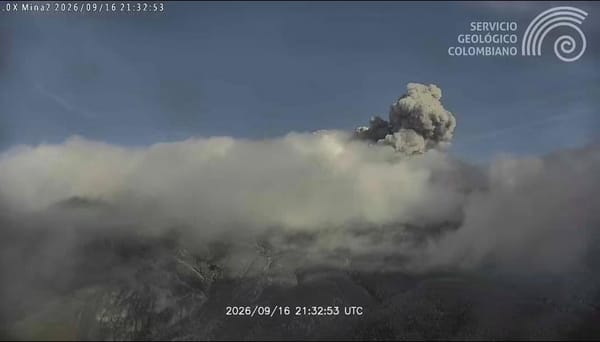 Volcán Puracé registra tres emisiones de ceniza y continúa en alerta Naranja