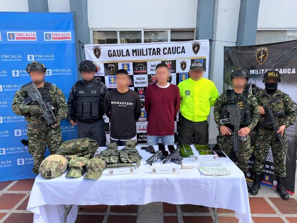 Capturan en Popayán a dos presuntos integrantes de ‘Los Piratas del Asfalto’