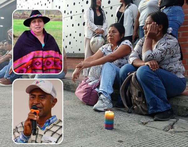 Cauca: organizaciones sociales exigen justicia por el asesinato de María Ovidia Palechor y James Flor