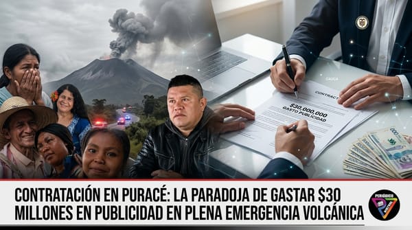 Contratación en Puracé: La paradoja de gastar $30 millones en publicidad en plena emergencia volcánica