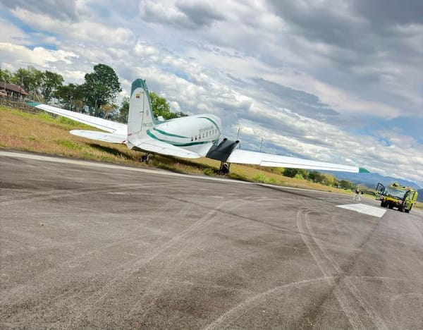 Avioneta de la Policía se salió de la pista en el aeropuerto Guillermo León Valencia de Popayán