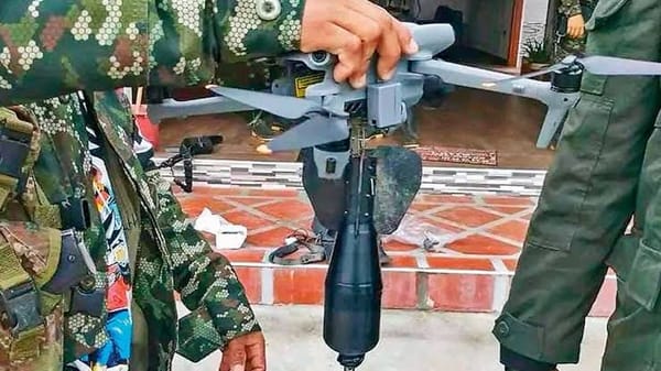 Alerta en Inzá y Cajibío por combates y ataques con drones