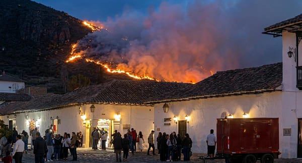 Alerta roja en Boyacá: el fuego en el cerro San Marcos ya está controlado en un 50 por ciento