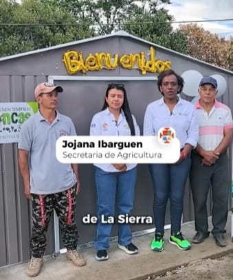 La Gobernación del Cauca entrega dos bodegas a productores de La Sierra para fortalecer el manejo de sus cosechas