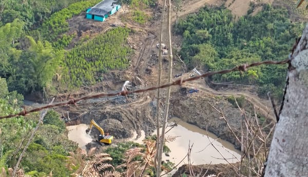 Grave denuncia: posible minería ilegal en el río Palacé, en zona rural de Popayán