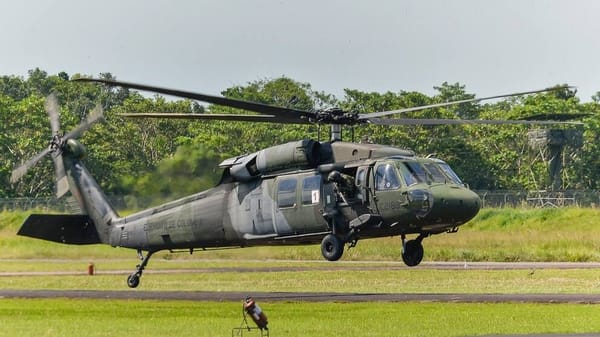 Helicóptero del Ejército se accidentó en Inzá, Cauca: hay varios heridos
