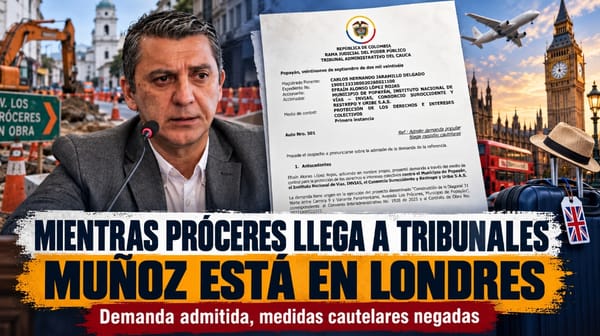 Mientras la Avenida de los Próceres llega a los tribunales, Juan Carlos Muñoz está en una misión en Reino Unido