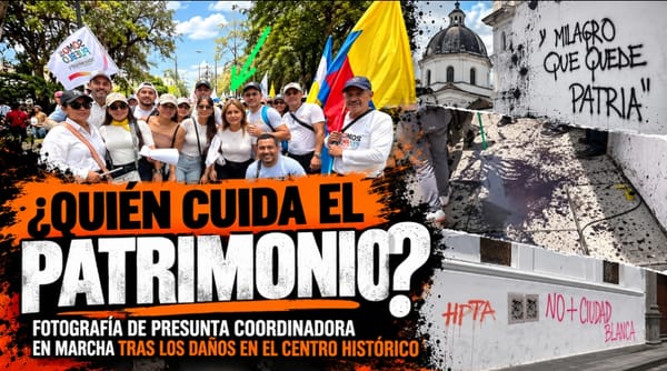 ¿Quién protege el patrimonio de Popayán? Fotografía de presunta coordinadora en marcha abre interrogantes