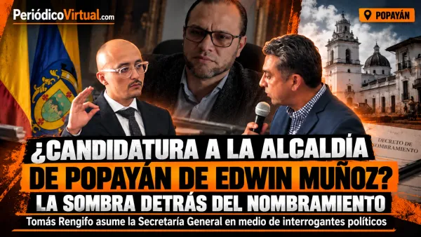 Tomás Rengifo llega a la Alcaldía de Popayán mientras Edwin Muñoz sale con una gestión bajo serios cuestionamientos