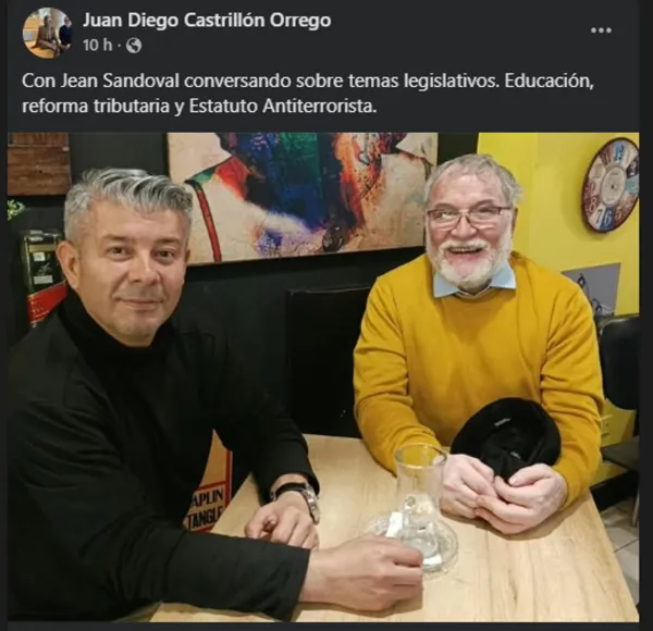 Castrillón y Sandoval: una foto, tres temas y muchas preguntas en la política del Cauca