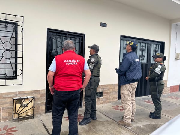 Autoridades realizan operativo de control a viviendas turísticas en el sector histórico de Popayán