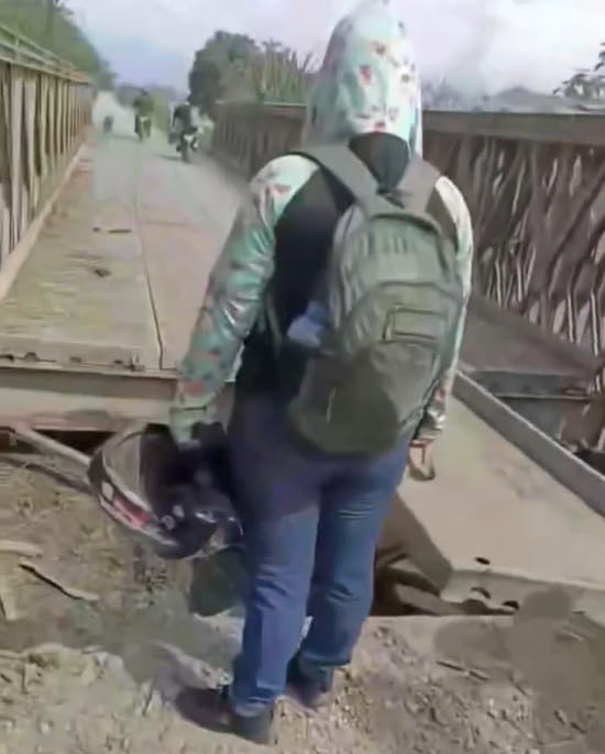 Atentado con explosivos destruyó un puente militar en Santander de Quilichao, Cauca
