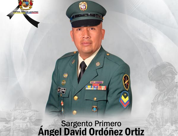 Él es Ángel David Ordóñez Ortiz, el sargento asesinado tras enfrentamiento en la Panamericana