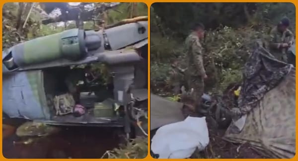 Soldados accidentados en helicóptero en Cauca aún no han sido evacuados: Ejército explica las razones